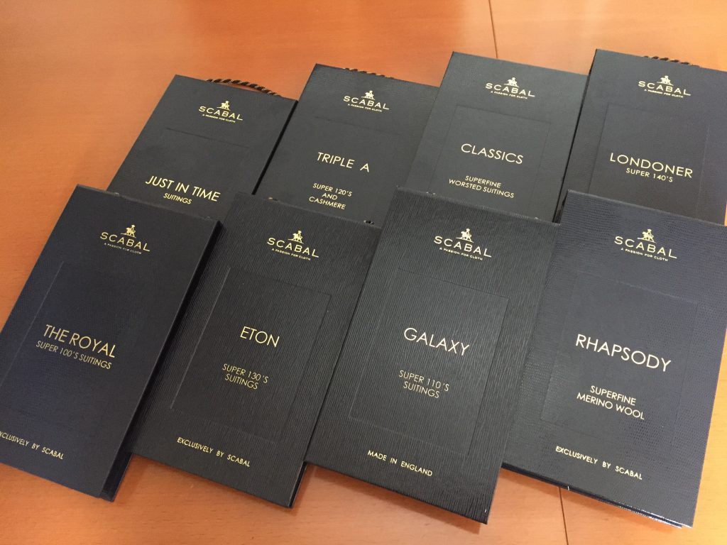 SCABAL スキャバル- オーダースーツの世界でNO1のコレクション数を誇る